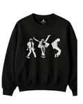 Black Iconic Dance Silhouette Crewneck Sweatshirt