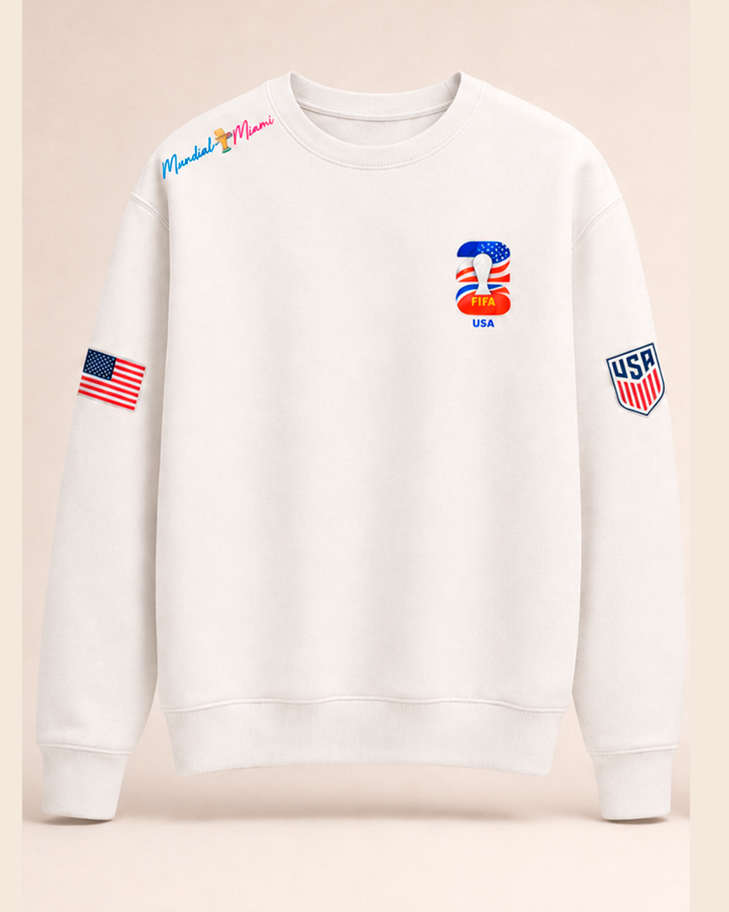 USA 2026 Fan Sweatshirt - White