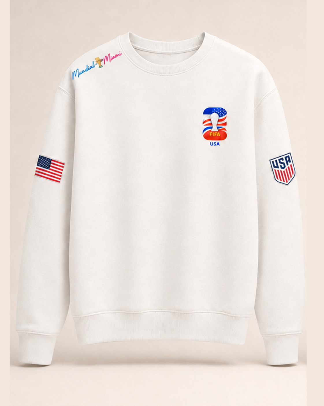 USA 2026 Fan Sweatshirt - White