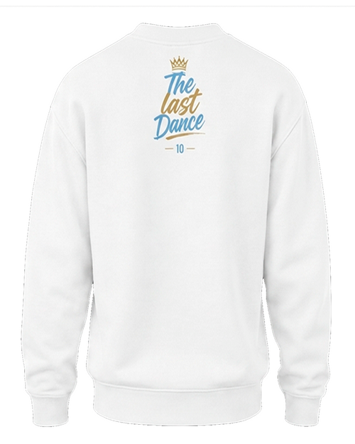 Argentina 10 Inspired Crewneck Sweatshirt – White