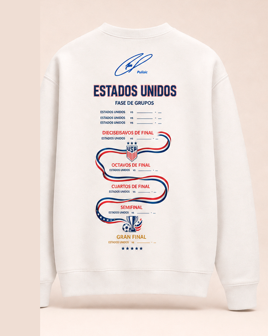 USA 2026 Fan Sweatshirt - White