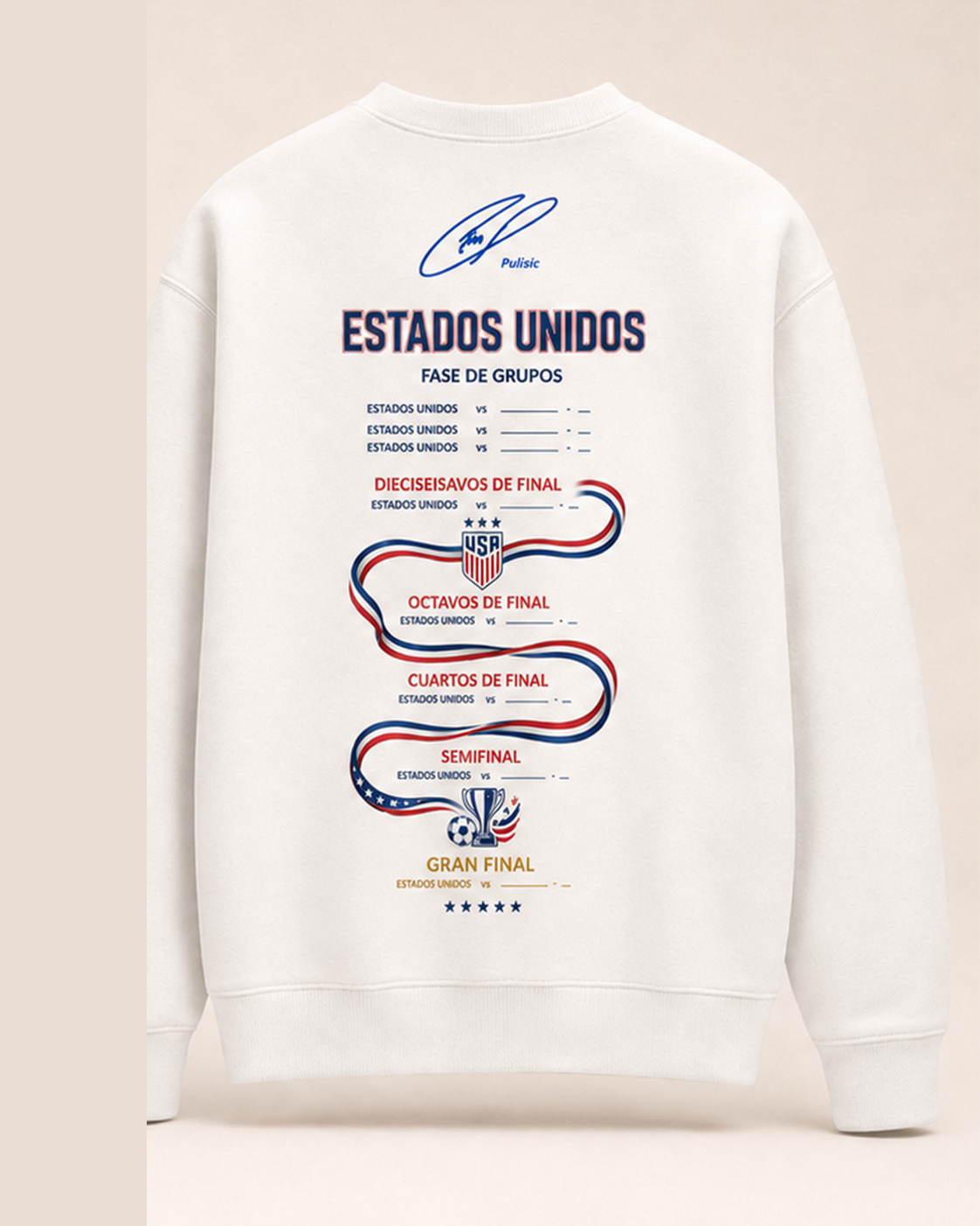 USA 2026 Fan Sweatshirt - White